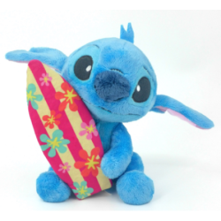 STITCH - Peluche Stitch avec Planche de Surf - 25cm