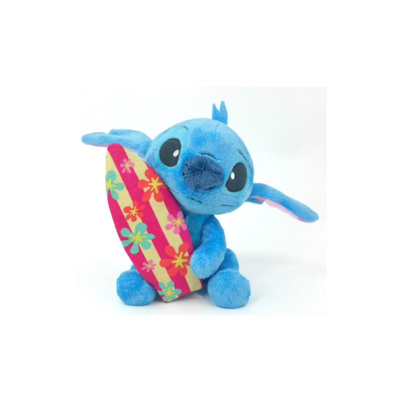 STITCH - Peluche Stitch avec Planche de Surf - 25cm